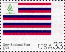 Stars and Stripes: New England Flag