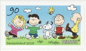 Stamp, Peanuts - The Peanuts Gang, Germany, Federal Republic,  , Cartoons, Comics, Dogs