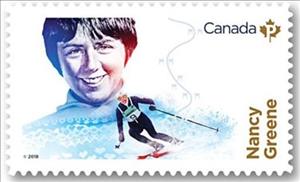 Stamp, Nancy Greene, Canada,  , Skiing, Sports, Winter Sports, Women