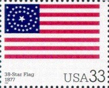 Stars and Stripes: 38-Star Flag