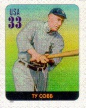 Stamp, Legends of Baseball:Ty Cobb, United States of America,  