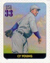 Stamp, Legends of Baseball:Cy Young, United States of America,  