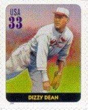 Stamp, Legends of Baseball:Dizzy Dean, United States of America,  