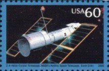 Stamp, Vastness of Space:Hubble Telescope, United States of America,  