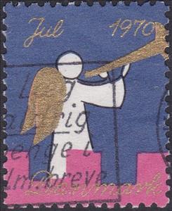 Stamp, Christmas 1970, Cinderellas,  , Christmas, Drawings