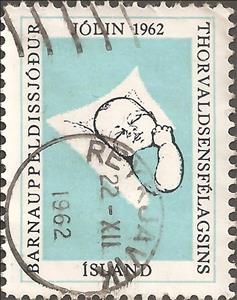 Stamp, Jol 1962, Cinderellas,  , Charity, Children, Christmas