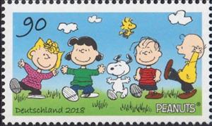 Stamp, Peanuts - The Peanuts Gang, Germany, Federal Republic,  , Cartoons, Comics, Dogs