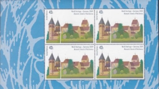Booklet Pane, Monastic island of Reichenau, UNO New York,  , UNESCO World Heritage Sites
