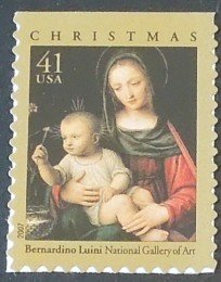 Christmas, Madonna of the Carnation, B. Luini