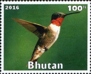 Stamp, Calibri, Cinderellas,  , Animals (Fauna), Birds