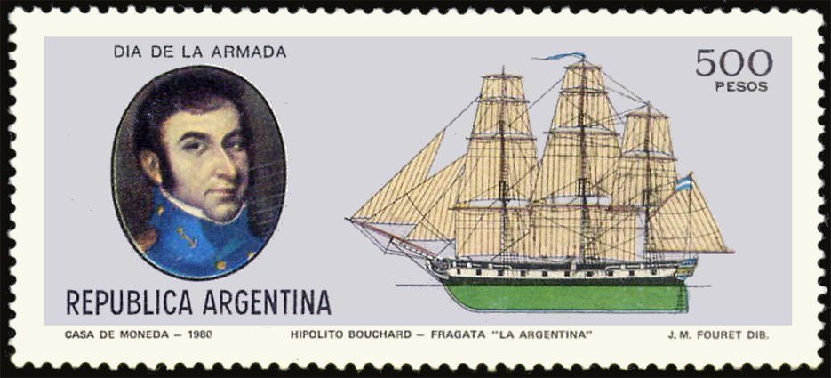 Navy Day - Fragata "La Argentina" & Captain H. Bouchard