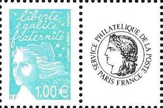 Se-tenant, Marianne type Luquet, France,  , Stylized Figures / Persons, Women