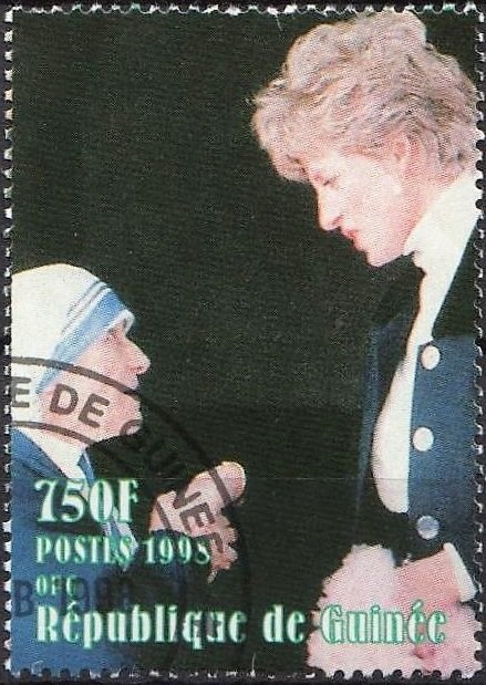 Diana meeting Mother Theresa