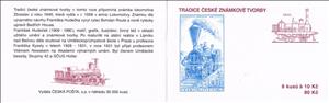 Booklet, František Hudeček - Stamp of 1956, Czech Republic,  , Railways