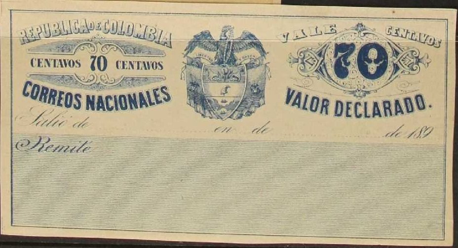 Coat of Arms in center, Face value on it´s right
