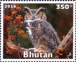 Stamp, Owl, Cinderellas,  , Animals (Fauna), Birds, Owls