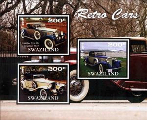 Mini Sheet, Retro Cars, Cinderellas,  , Cars