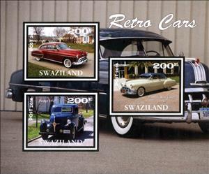 Mini Sheet, Retro Cars, Cinderellas,  , Cars