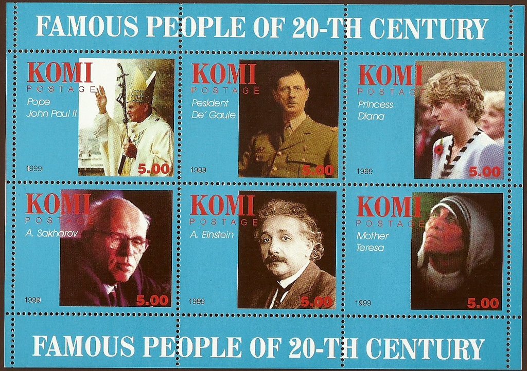 Famous People Of 20-Th Century