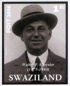 Stamp, Walter P. Chrysler, Cinderellas,  , People