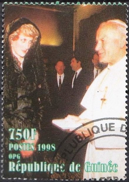 Diana with Pope John Paul II
