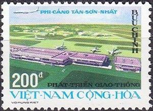Stamp, Airport, Vietnam, South,  