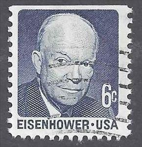 Stamp, Dwight David Eisenhower, United States of America,  , Famous People, Heads of State, Men, Politicians, Государственный деятель