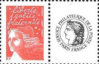 Se-tenant, Marianne de Luquet, France,  , Stylized Figures / Persons, Women