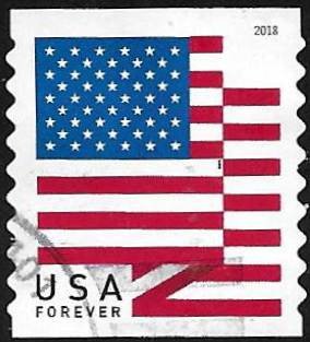 USA Flag 2018 - Coil Single version 1