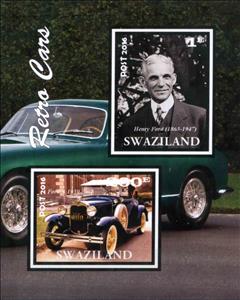 Mini Sheet, Retro Cars, Cinderellas,  , Cars, People