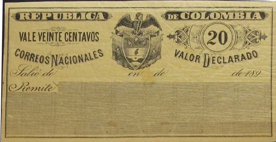 Central Coat of Arms, small value on the right