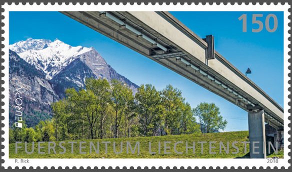 Europa CEPT 2018 - Bridges : Foot Bridge, Balzers