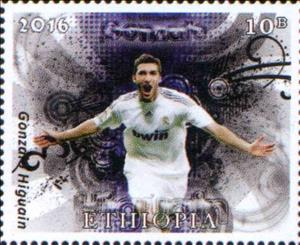 Stamp, Gonzalo Higuain, Cinderellas,  , Football (Soccer), Sports