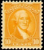 Stamp, Washington, by Gilbert Stuart, 1795, United States of America,  