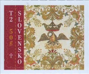 Stamp, Easter - Liturgical Textiles, Slovakia,  , Easter
