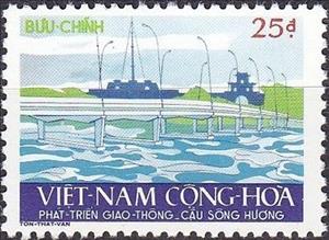Stamp, Bridge, Vietnam, South,  , Bridges