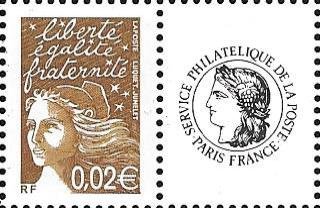 Se-tenant, Marianne type Luquet, France,  , Stylized Figures / Persons, Women