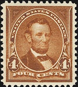 Stamp, Abraham Lincoln, United States of America,  