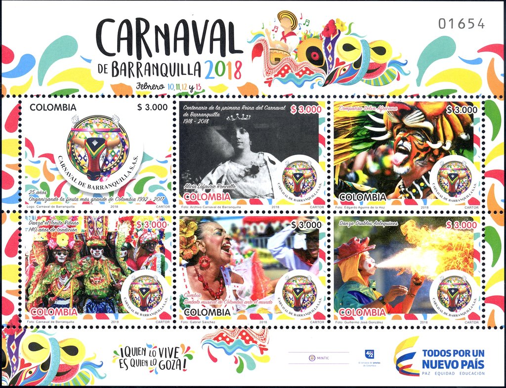 Centenary of election of Barranquillas´s carnaval 1st Queen