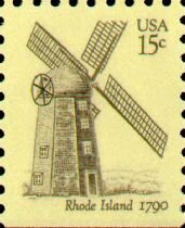 Windmills: Rhode Island 1790 - bottom imperf