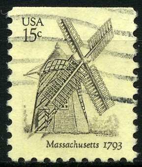 Windmills: Massachusetts 1793 - top imperf