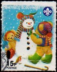 Stamp, Snowman, Cinderellas,  , Snowmen