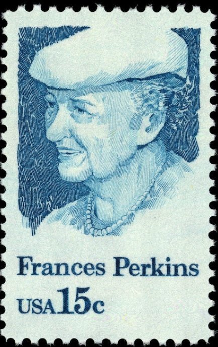 Frances Perkins (1882-1965), Secretary of Labor
