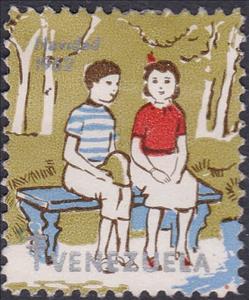 Stamp, Navidad 1962, Cinderellas,  , Christmas