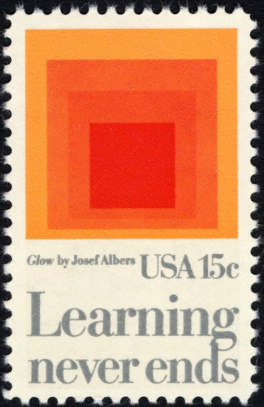 Learning Never Ends - "Glow" by Josef Albers