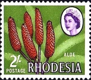 Stamp, Aloe, Rhodesia,  , Plants (Flora)