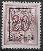 Precanceled Number on Heraldic Lion