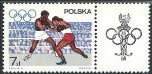 Se-tenant, Boxing, Poland,  , Boxing, Olympic Games, Sports