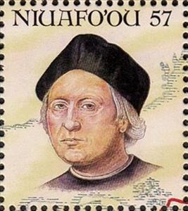 Stamp, Christopher Columbus, Niuafo'ou,  , Explorers