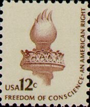Freedom of conscience - Torch of the Statue of Liberty